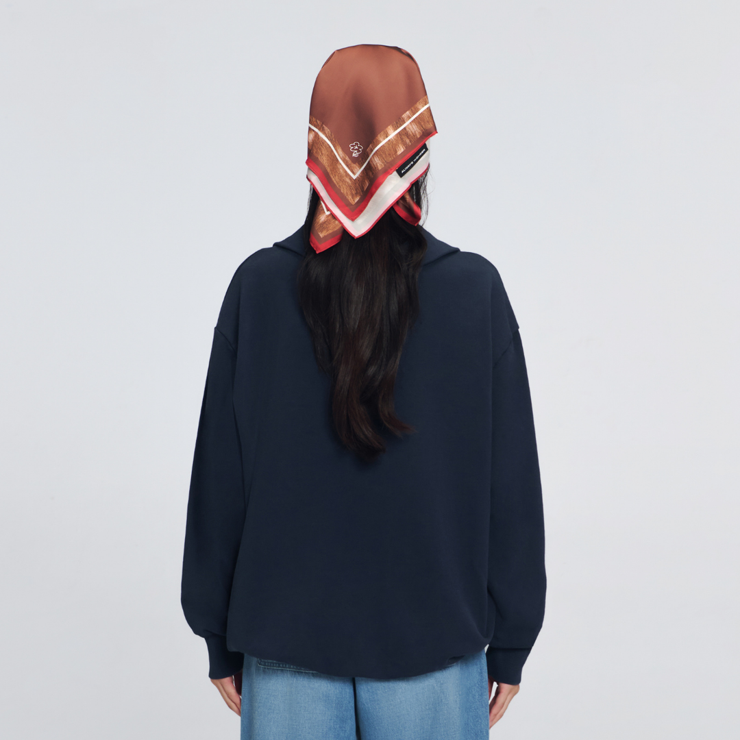 Downtown Half-Zip Sweater | Midnight Navy
