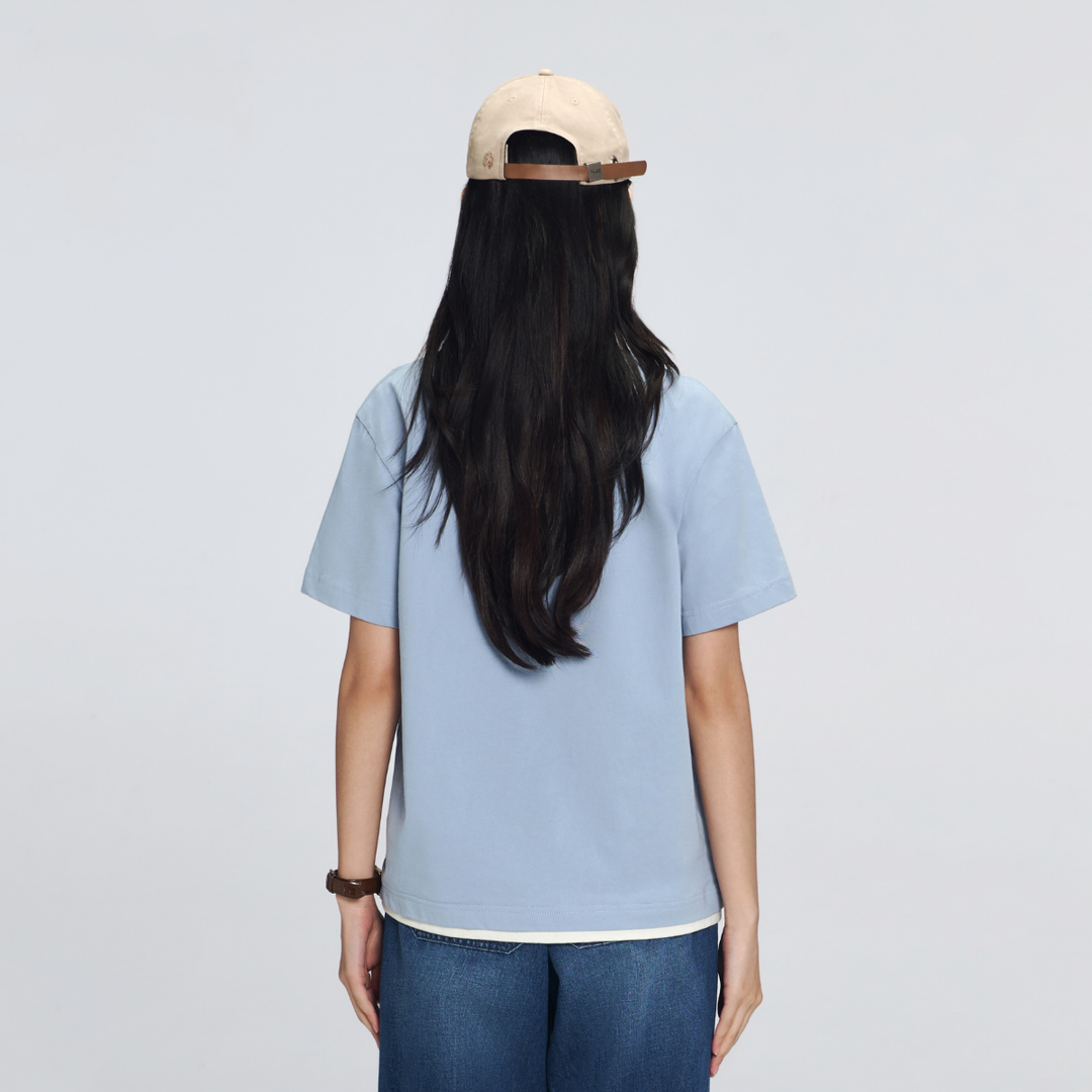 Downtown Essential Tee | Clear Day Blue
