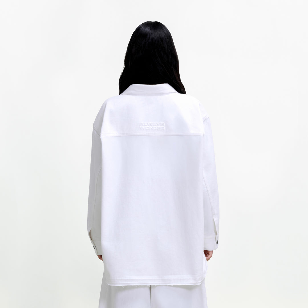 Wild Fruit Overshirt | Flour White