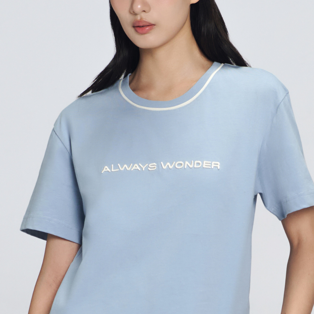 Downtown Essential Tee | Clear Day Blue
