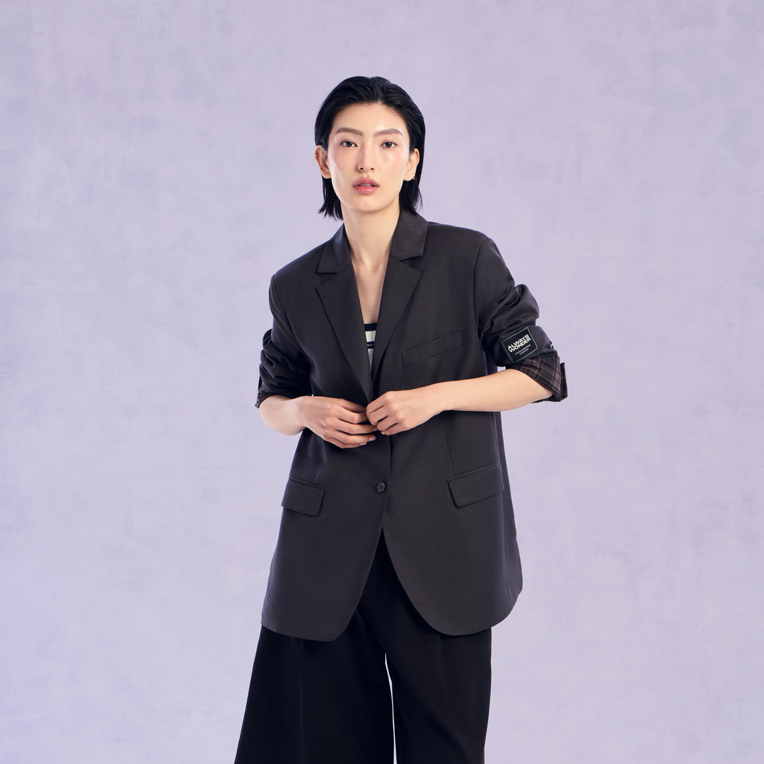 The Duality Blazer | Shadow ash