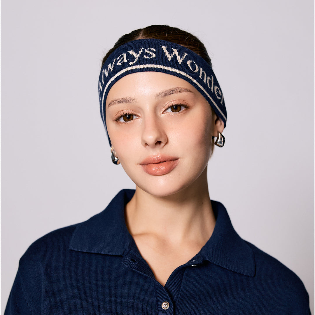 AlwaysWonder | 'A Digital Heartbeat' Navy Headband