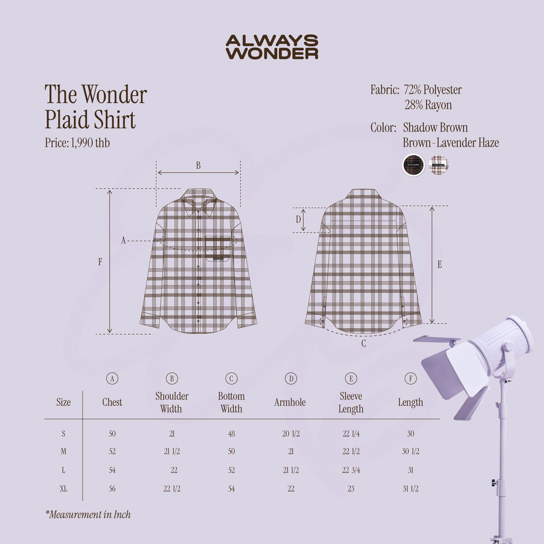 The Wonder Plaid Shirt | Shadow Brown
