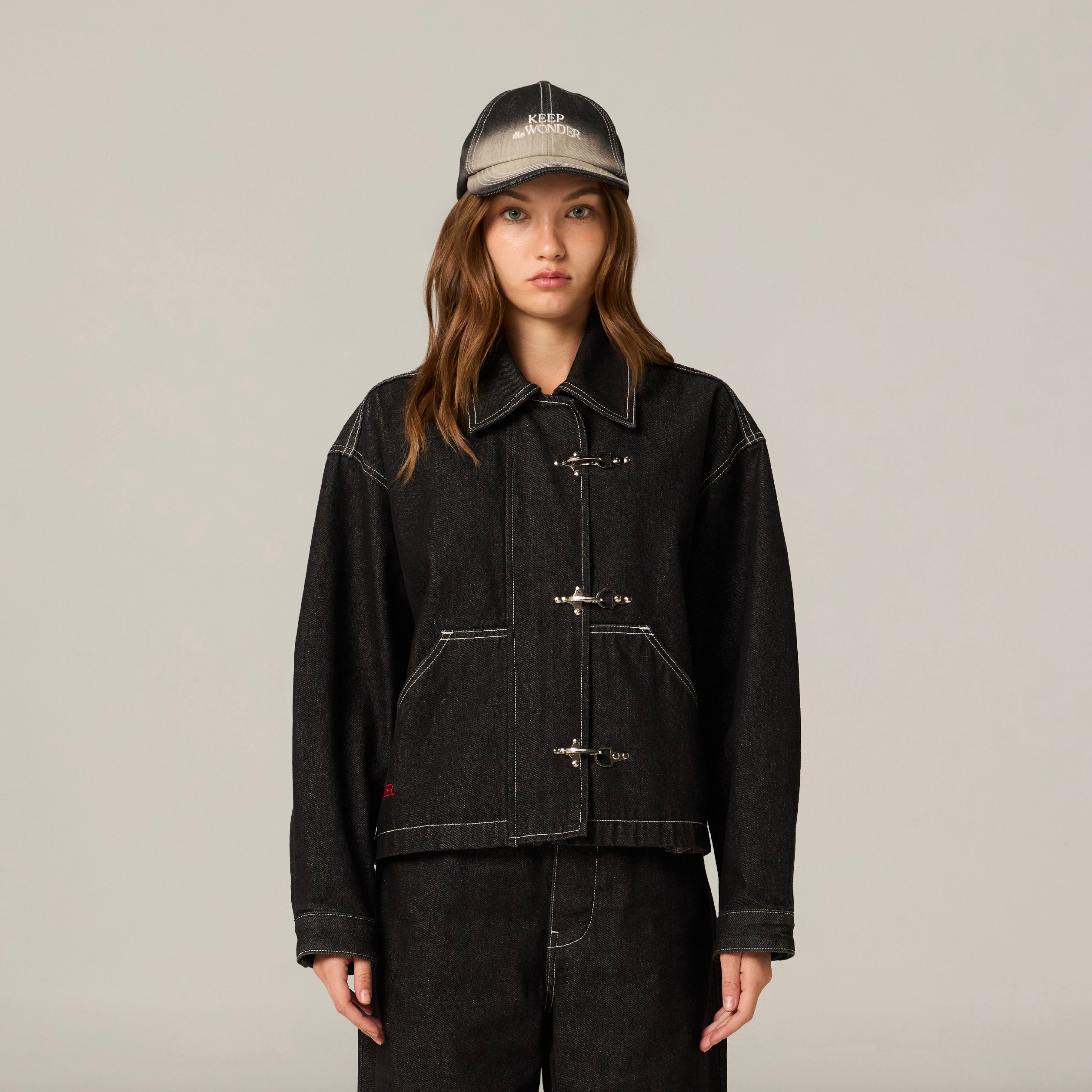 After the Spotlight Denim Jacket | Midnight Silence – AlwaysWonder