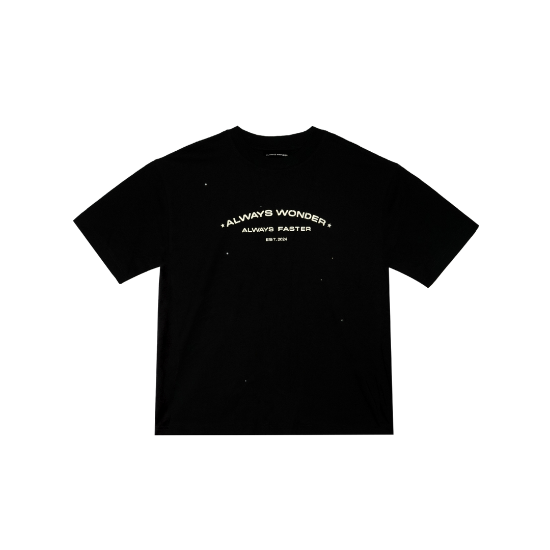 Always Faster Oversized T-Shirt | Midnight Black