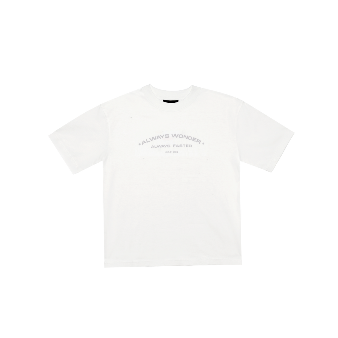 Always Faster Oversized T-Shirt | Racing White