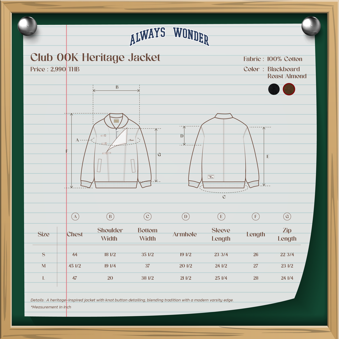 Club 00K Heritage Jacket | Roast Almond