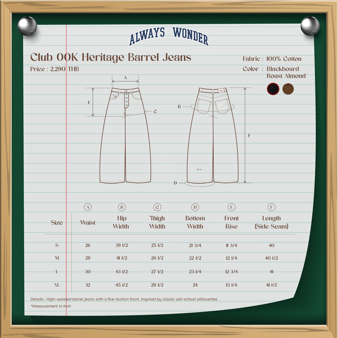 Club 00K Heritage Barrel Jeans | Blackboard