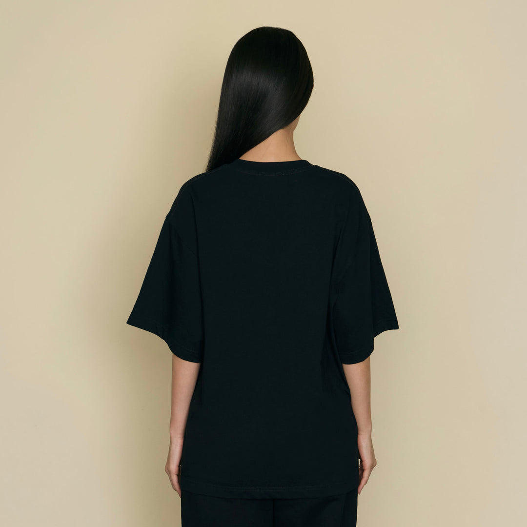 Always Presense Oversized Tee | Charcoal