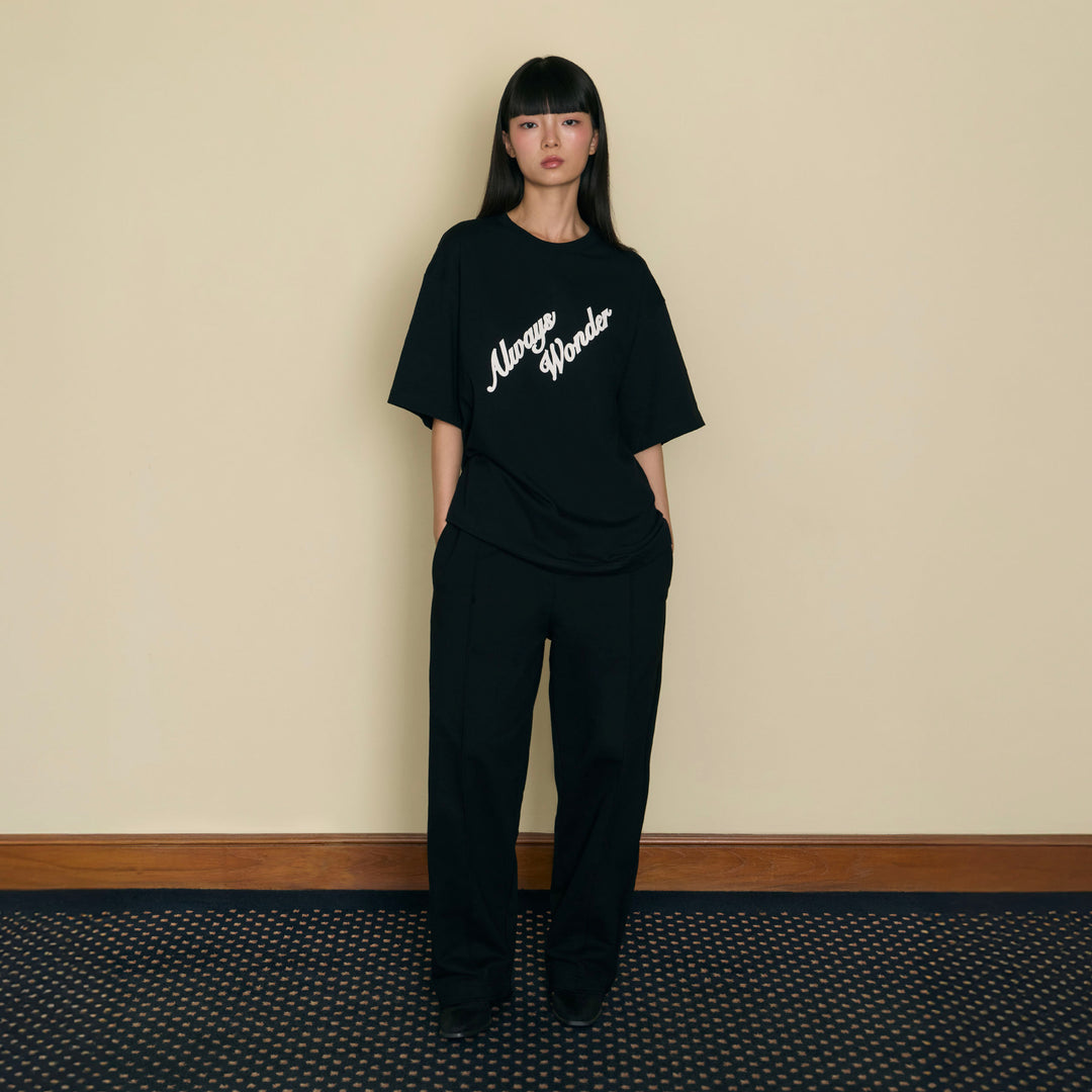 Always Presense Oversized Tee | Charcoal