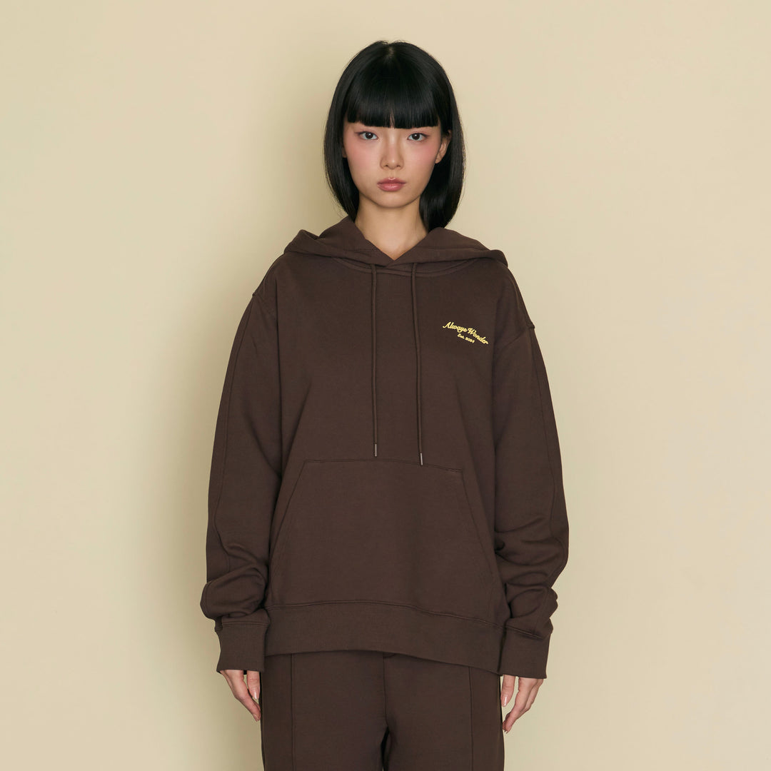 After silence hoodie | Burnt Umber