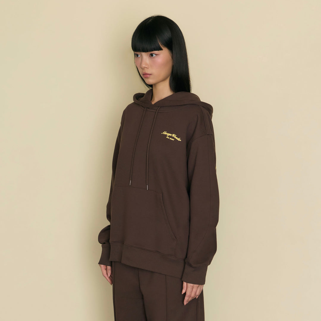 After silence hoodie | Burnt Umber