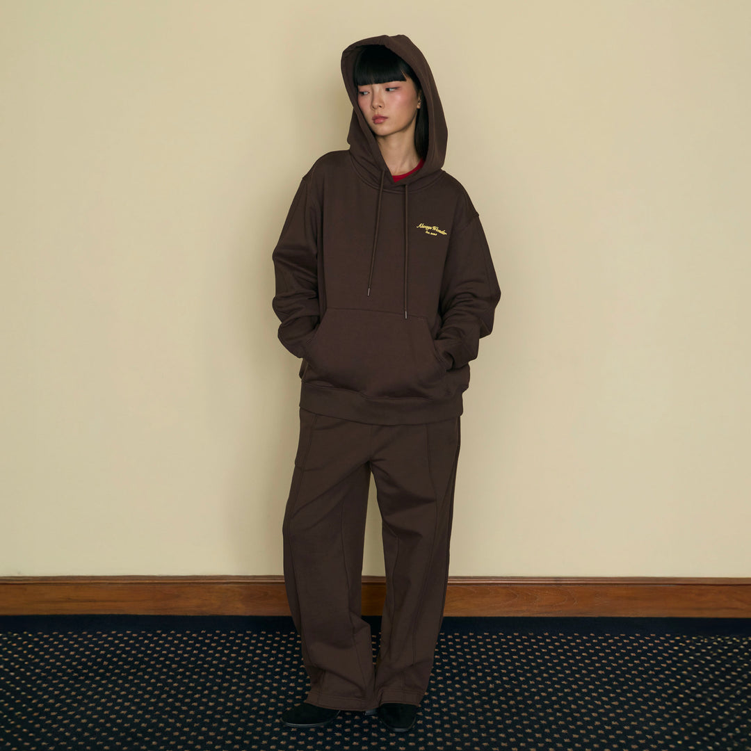 After silence hoodie | Burnt Umber