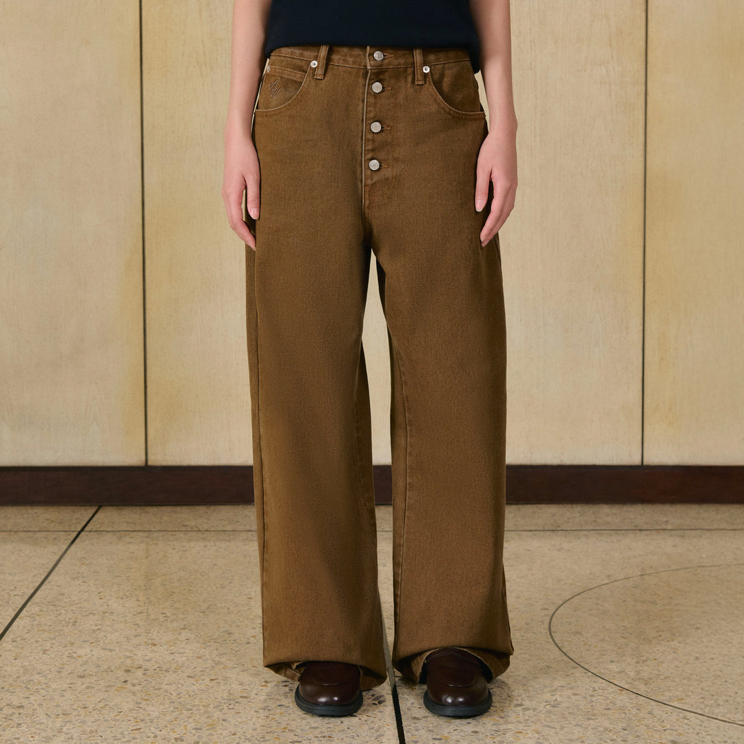Club 00K Heritage Barrel Jeans | Roast Almond
