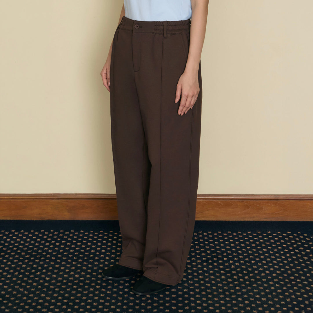 ( Pre-order ) Leisurely Sweat Pants | Burnt Umber
