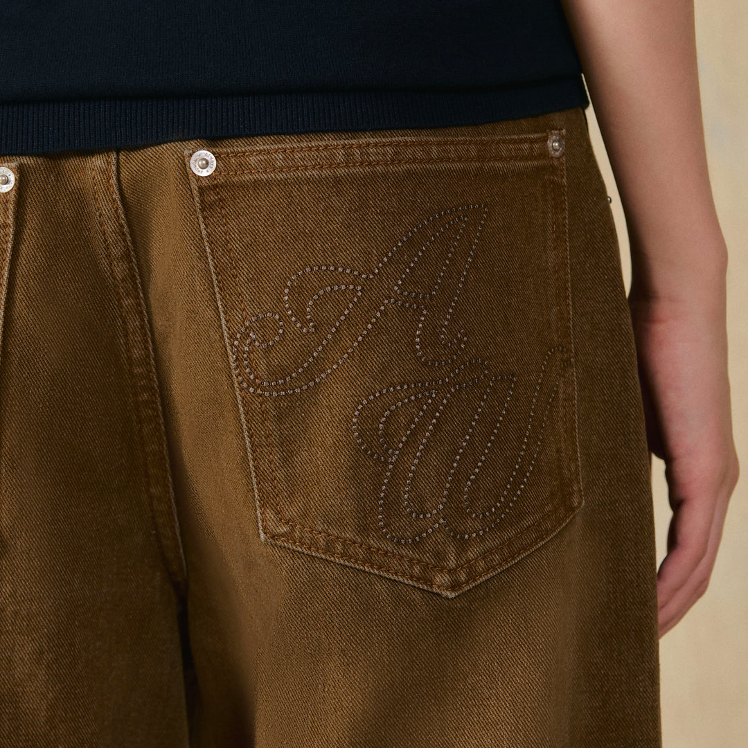 Club 00K Heritage Barrel Jeans | Roast Almond