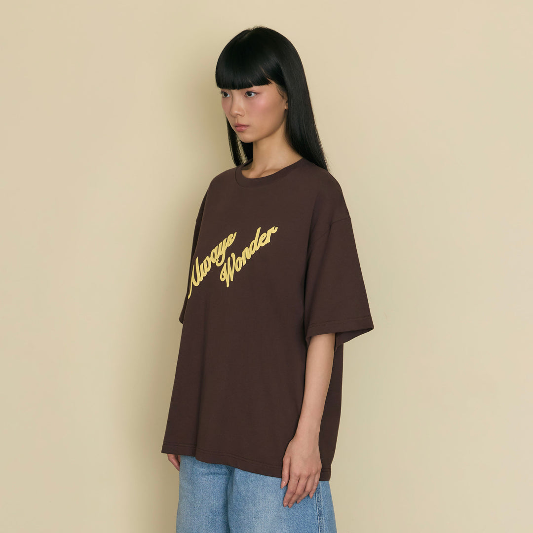 Always Presense Oversized Tee | Burnt Umber