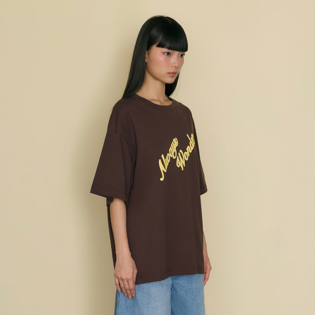 Always Presense Oversized Tee | Burnt Umber