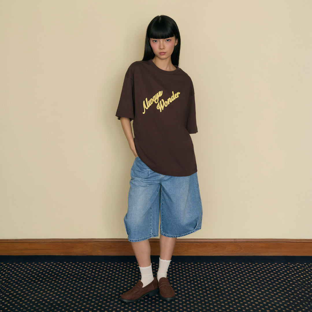 Always Presense Oversized Tee | Burnt Umber