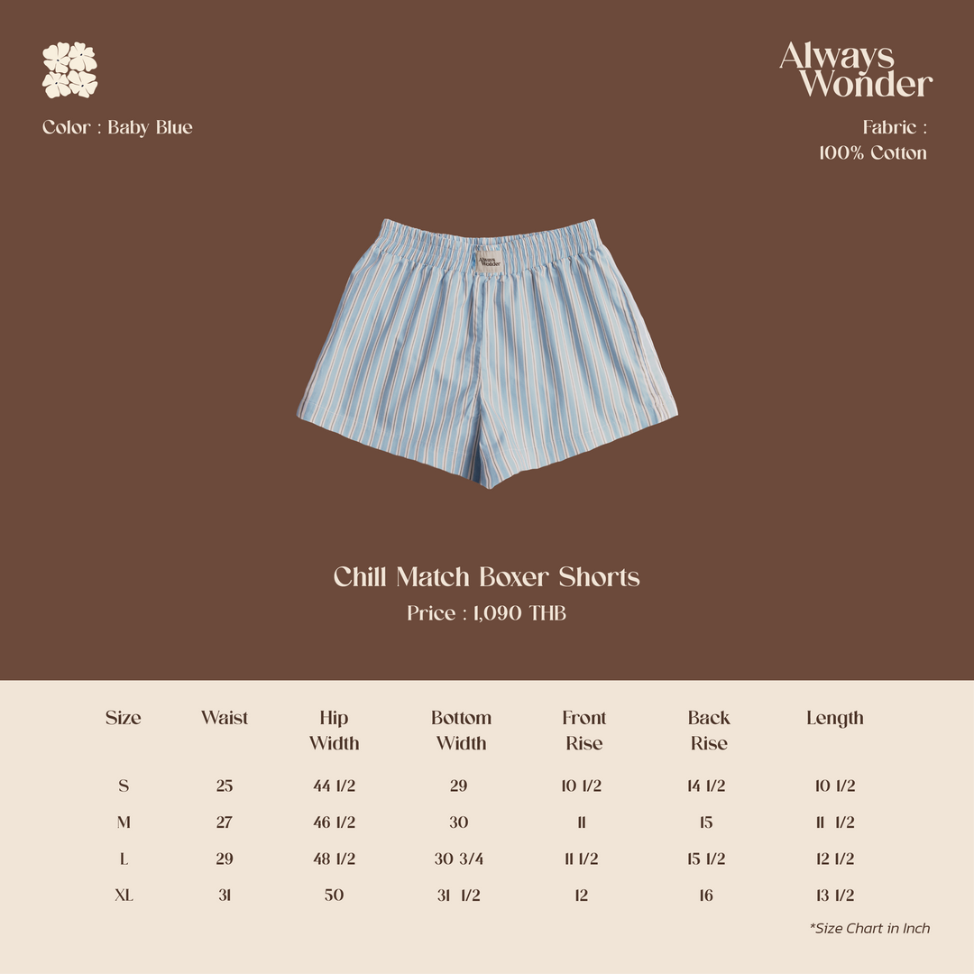 Chill Match Boxer Shorts | Baby Blue