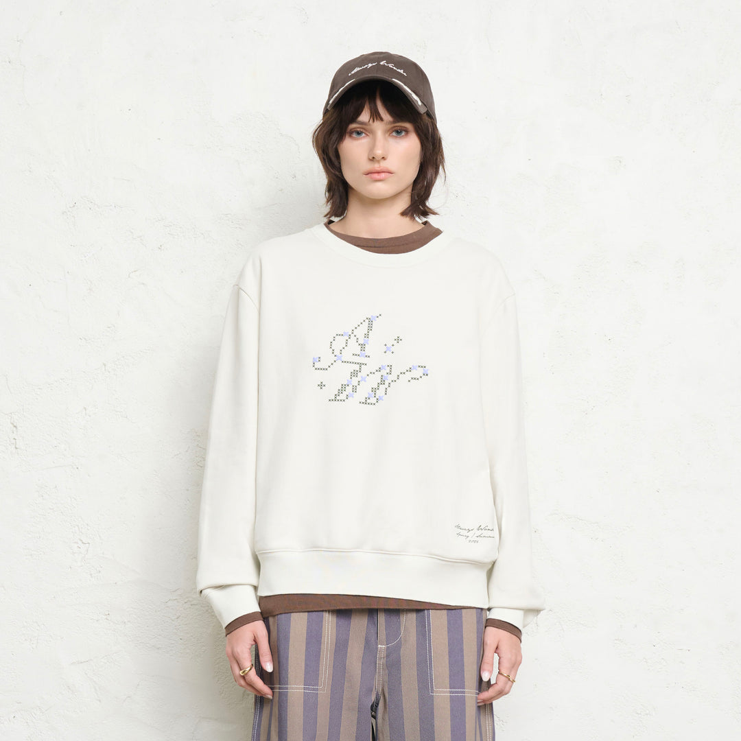 Sunframe Sweater | Ivory Petal