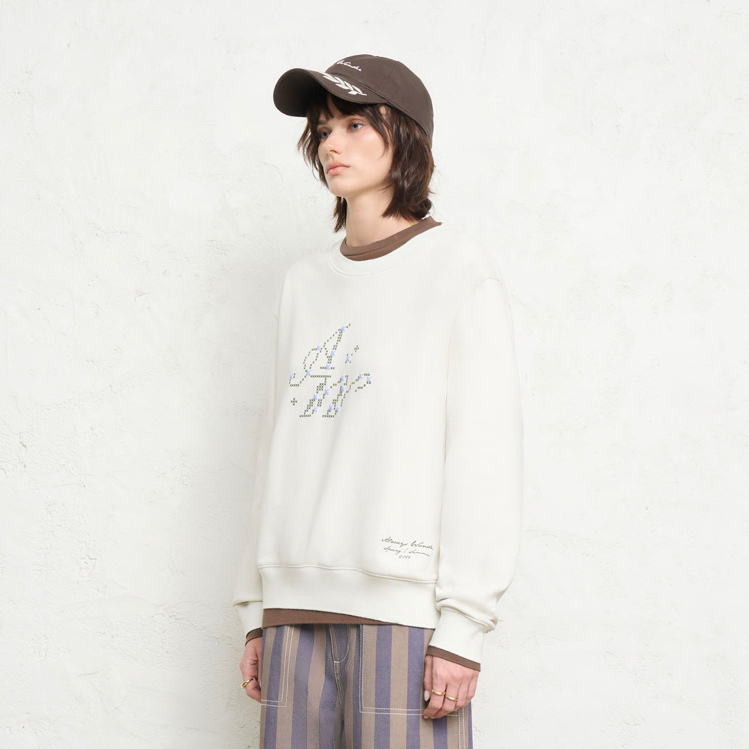 Sunframe Sweater | Ivory Petal