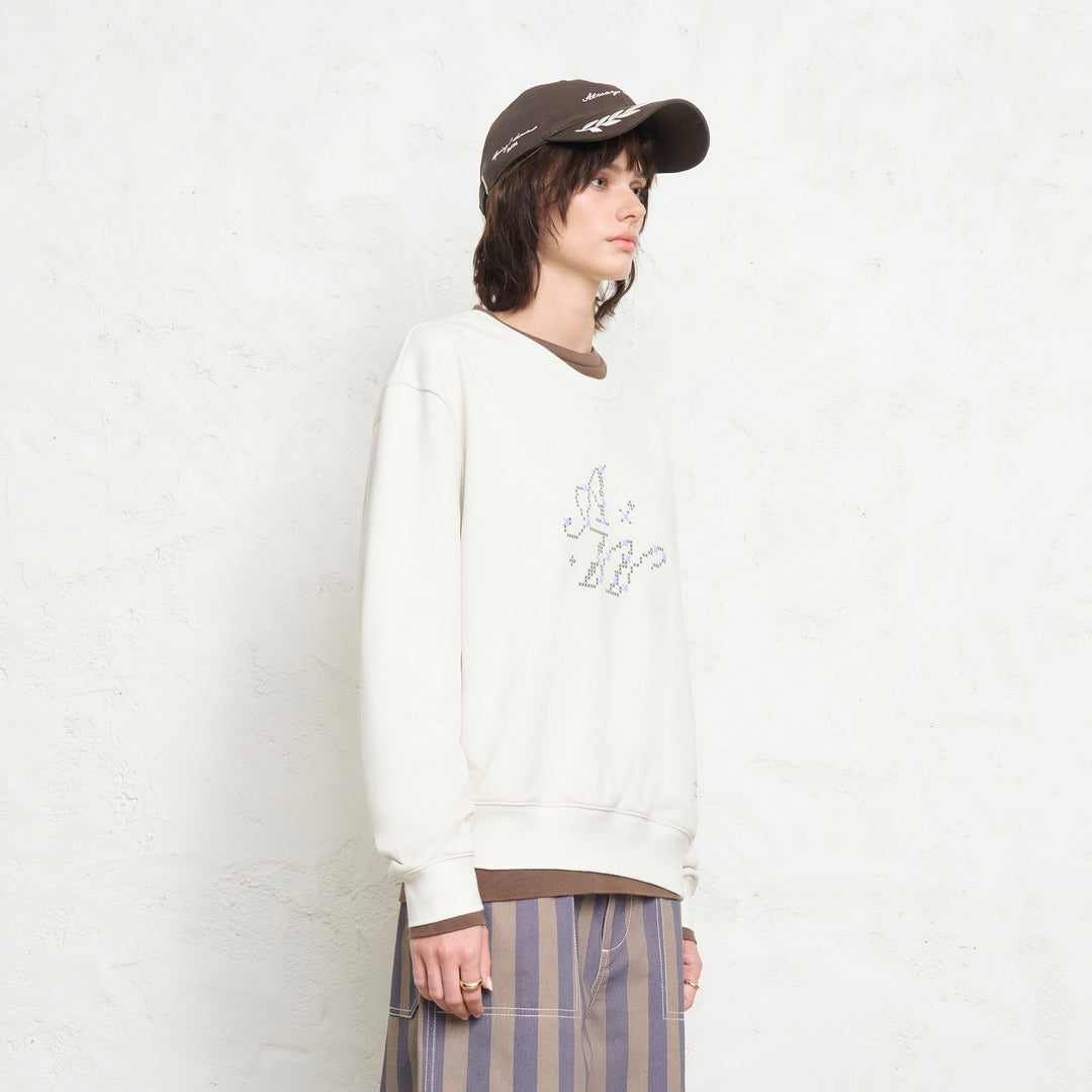 Sunframe Sweater | Ivory Petal