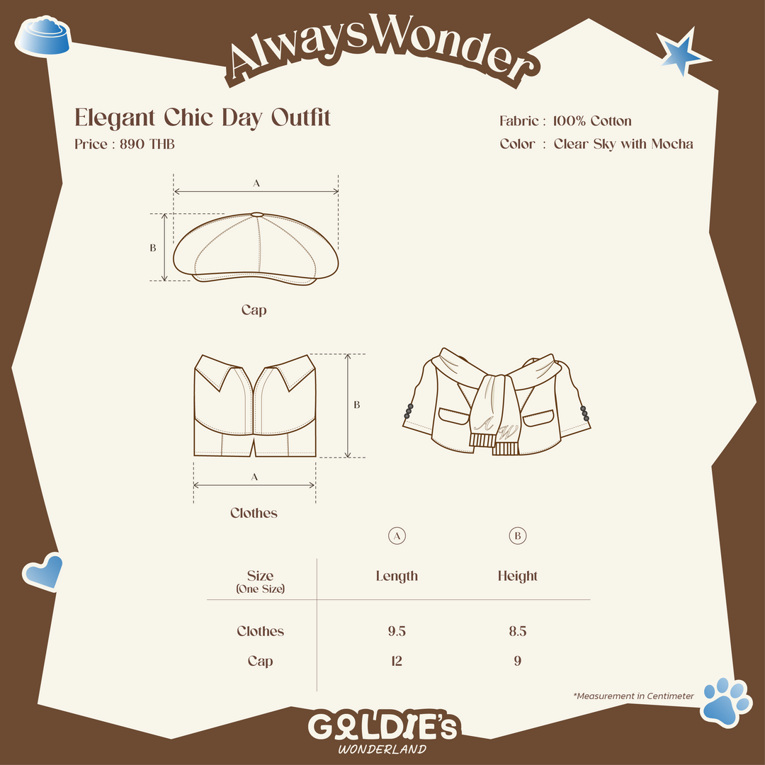 Elegant chic day outfit | Clear sky with Mocha