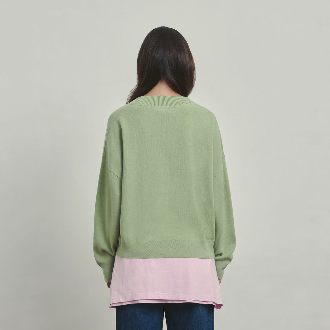 Wonderland cozy cardigan | Matcha latte