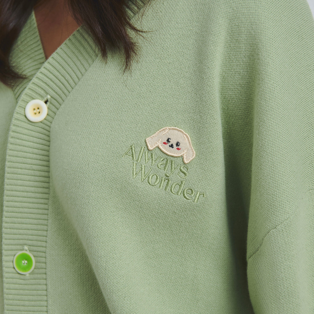 Wonderland cozy cardigan | Matcha latte