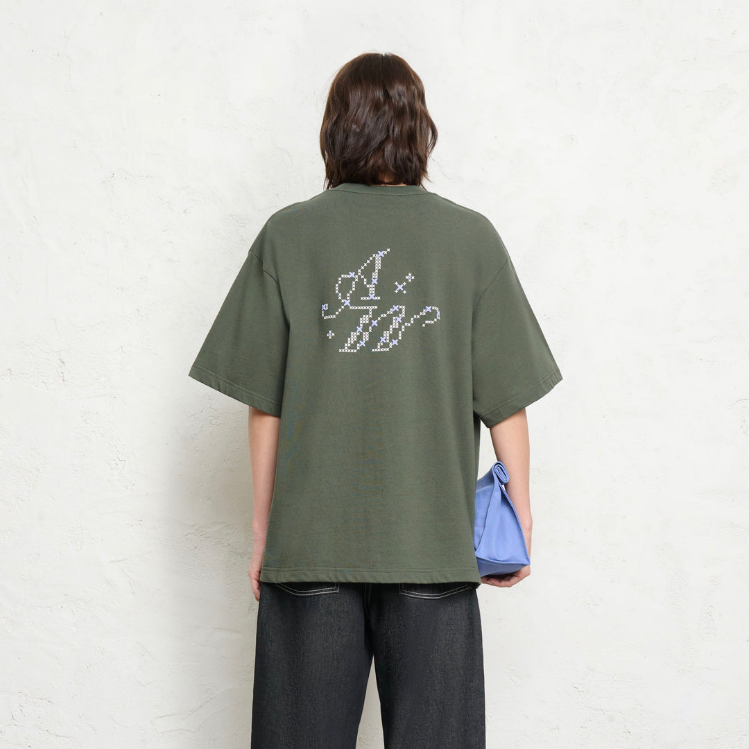 The Picnic Tee | Green Moss
