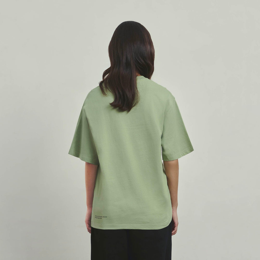 Little Goldie Oversized Tee | Matcha latte