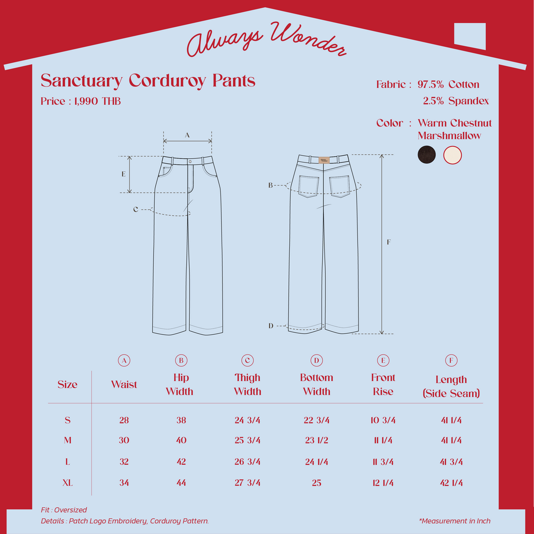 Sanctuary Corduroy Pants | Marshmallow