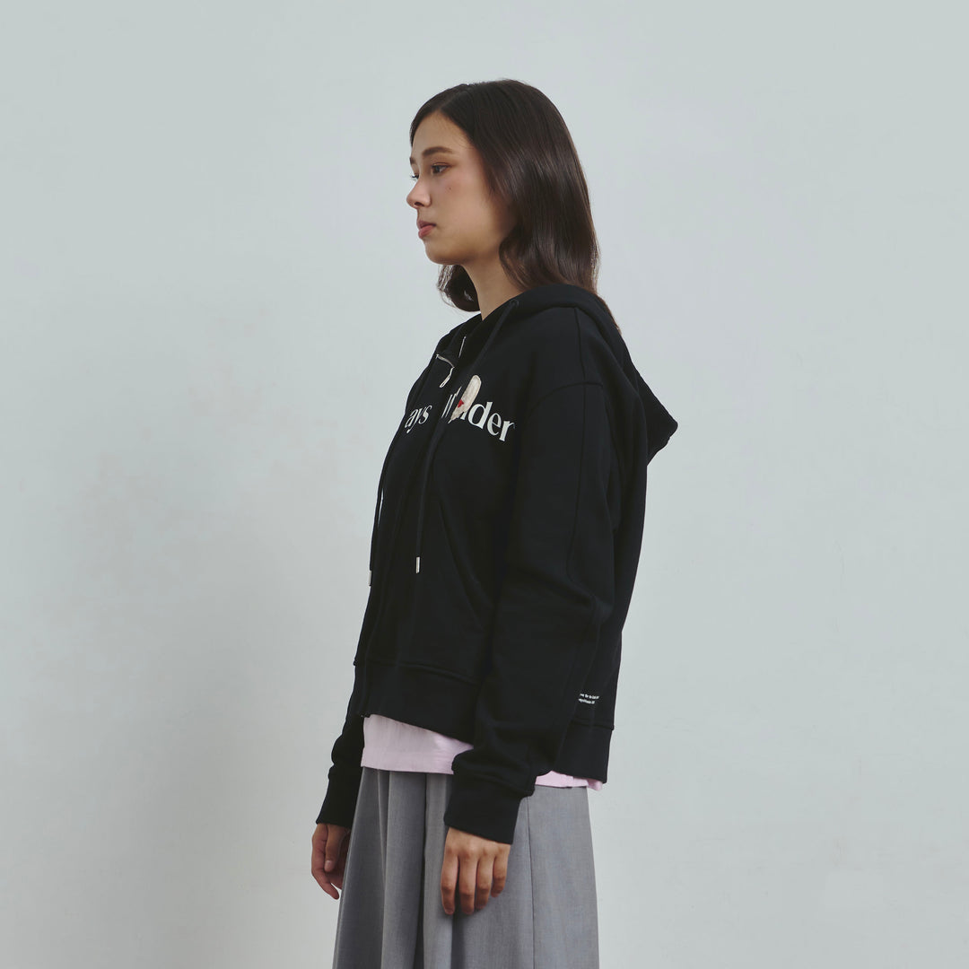(Pre-order) Wonderland hoodie | Dark Charcoal