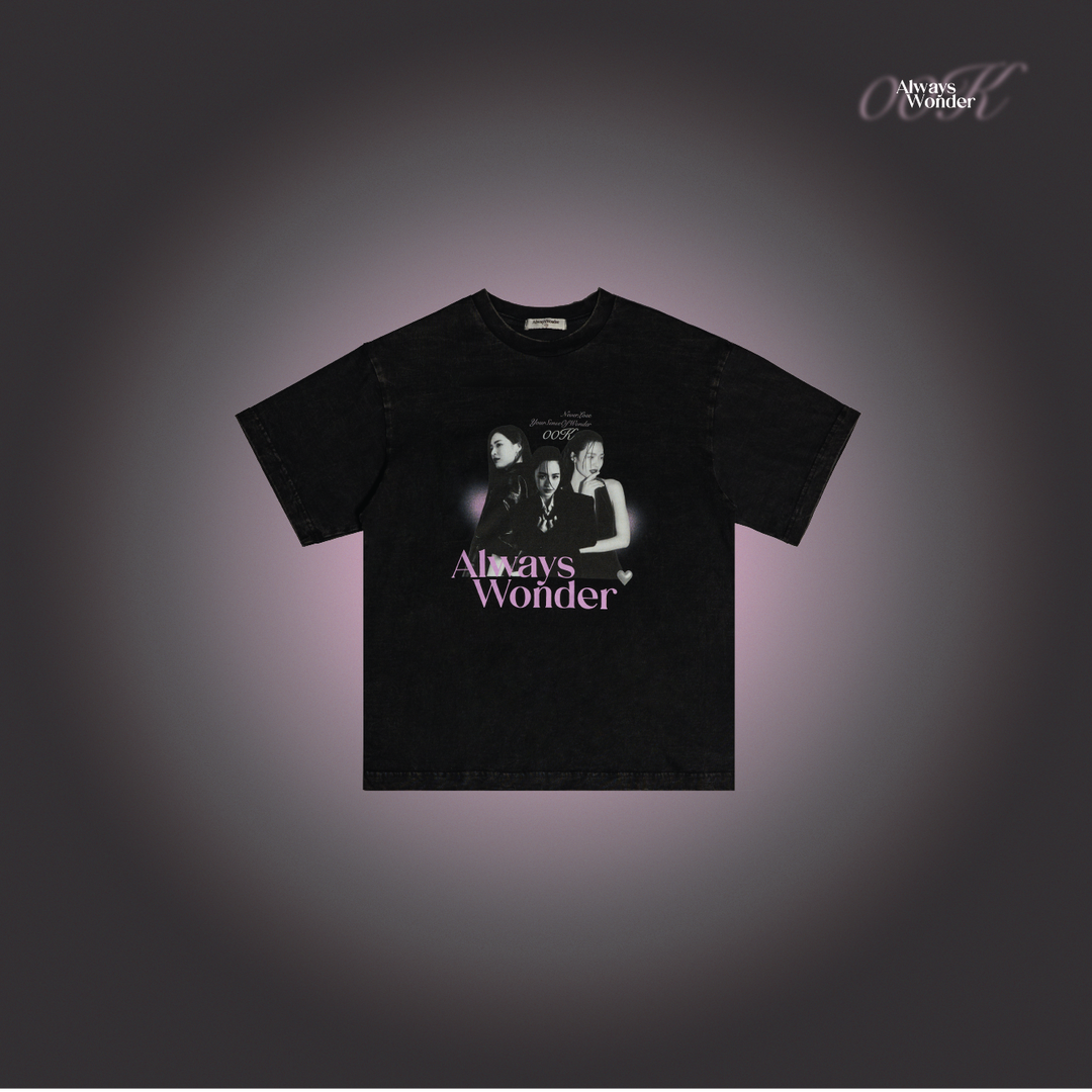 AlwaysWonder | 'Birthday' Black T-Shirt
