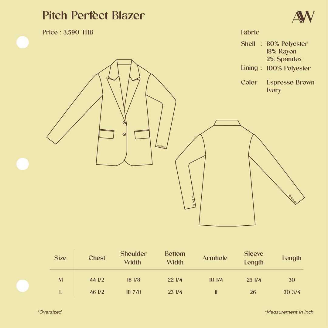 Pitch Perfect Blazer | Ivory