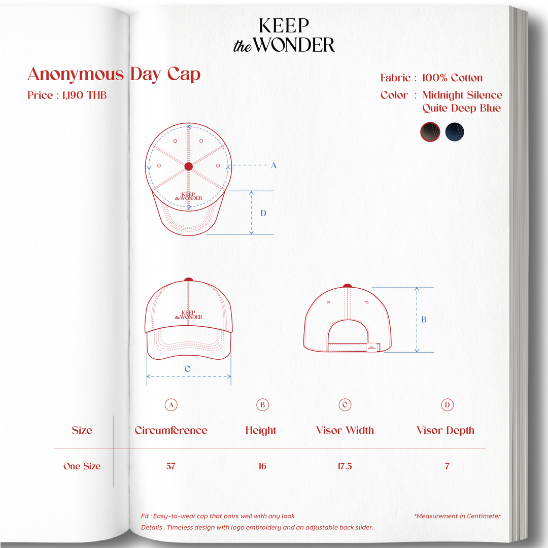 (Pre-order) Anonymous Day Cap | Quite Deep Blue