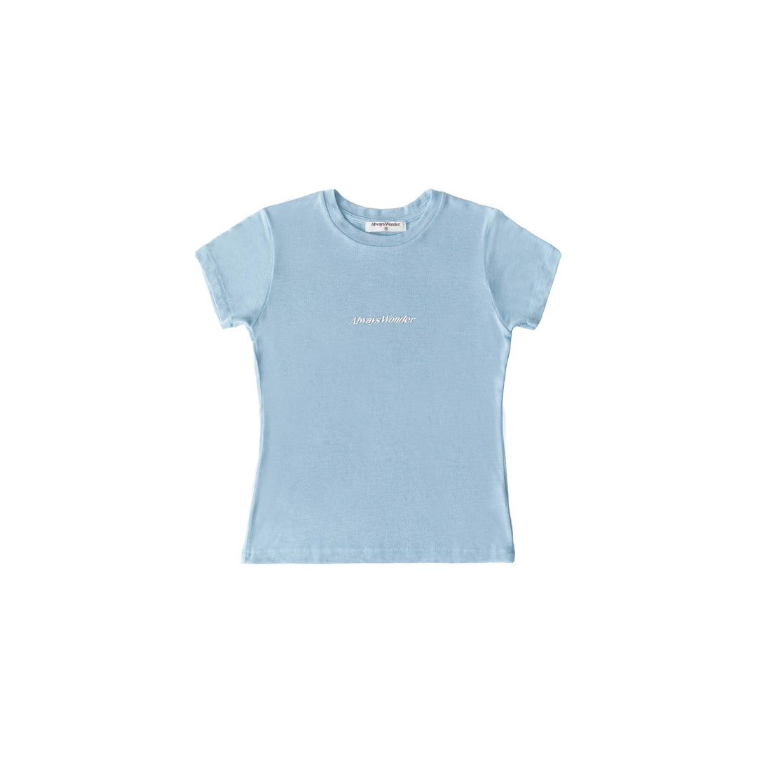 Relaxed Logo Baby Tee | Pale Blue