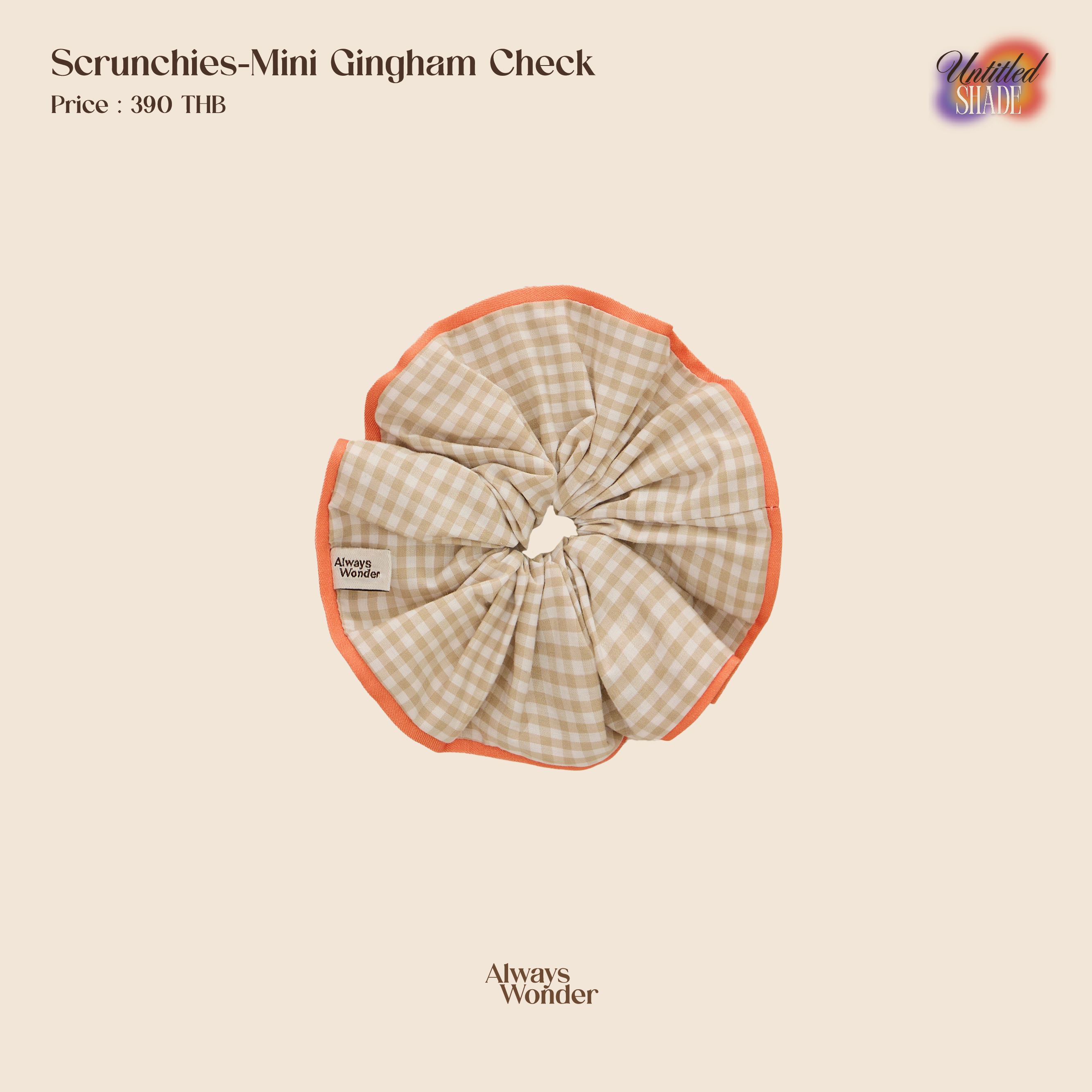 Cream SCRUNCHIES | Untitled Shade