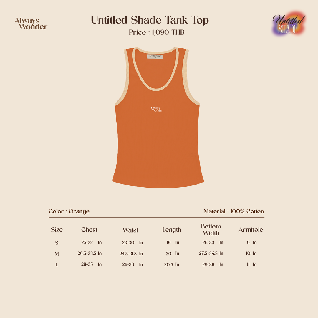 Orange Tank Top | Untitled Shade