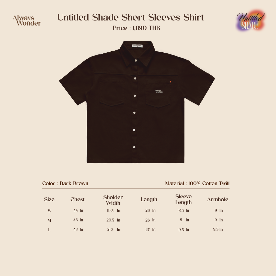 Dark Brown Short Sleeves Shirts | Untitled Shade