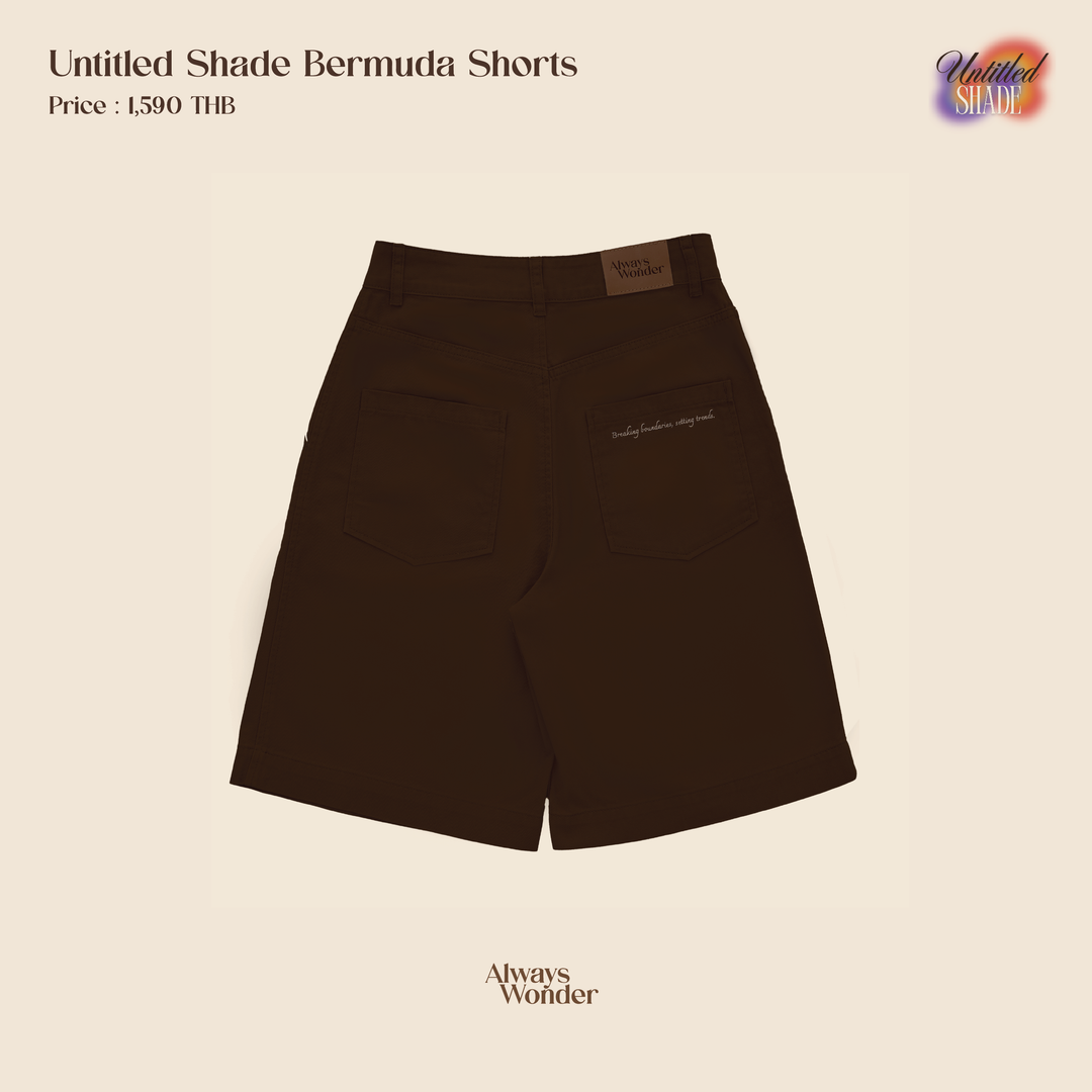 Dark Brown Bermuda shorts | Untitled Shade