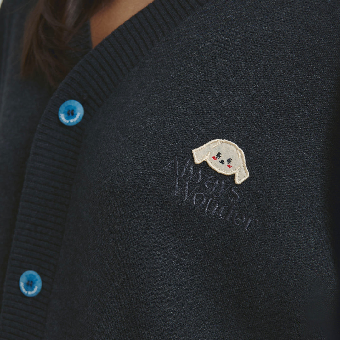 Wonderland cozy cardigan | Dark Charcoal