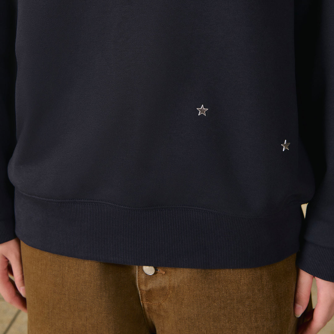 Campus Half-Zip Sweater | Navy Ink