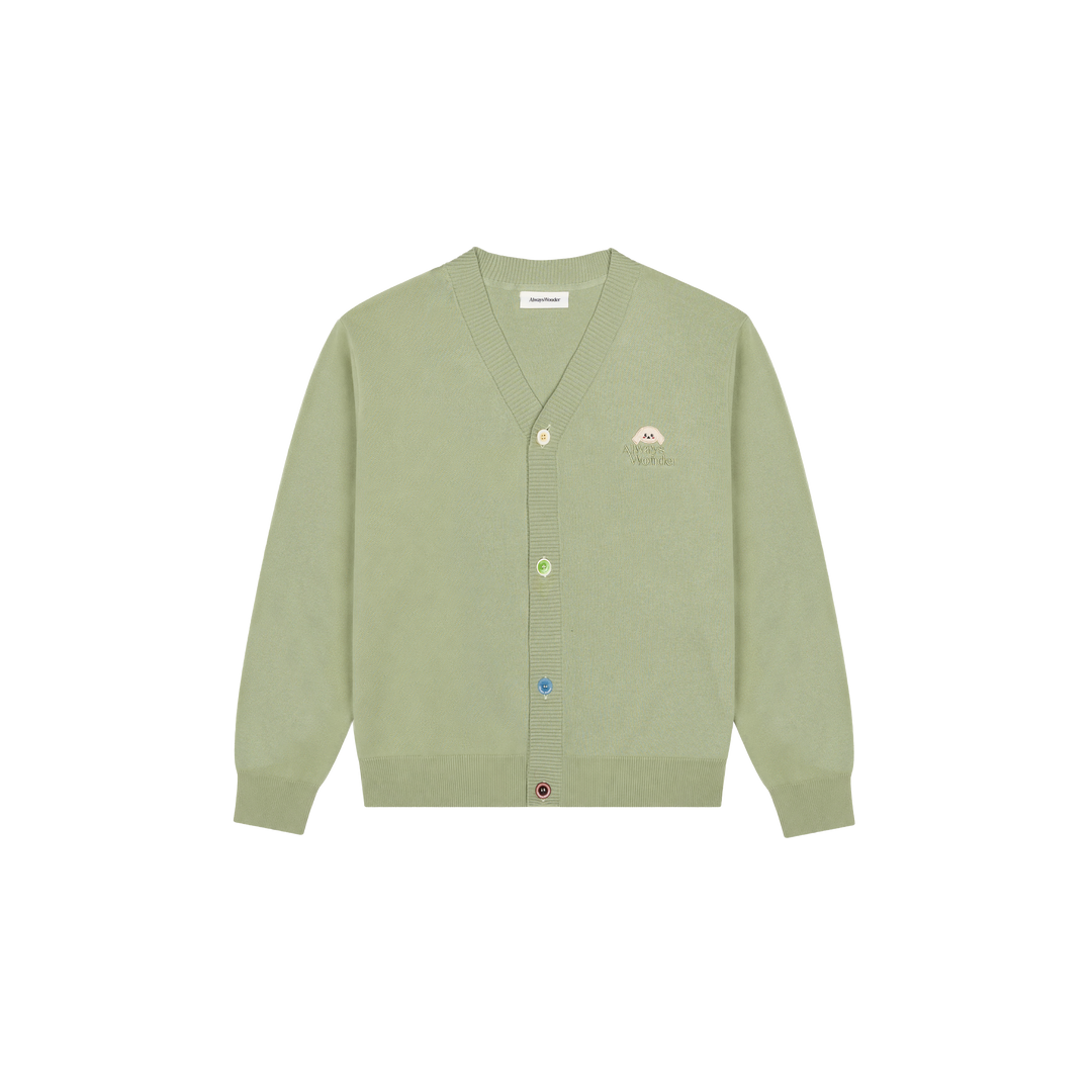 Wonderland cozy cardigan | Matcha latte