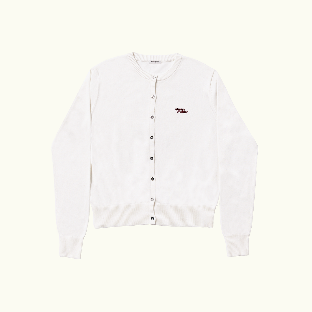 AlwaysWonder | 'A Digital Heartbeat' Cream Cardigan