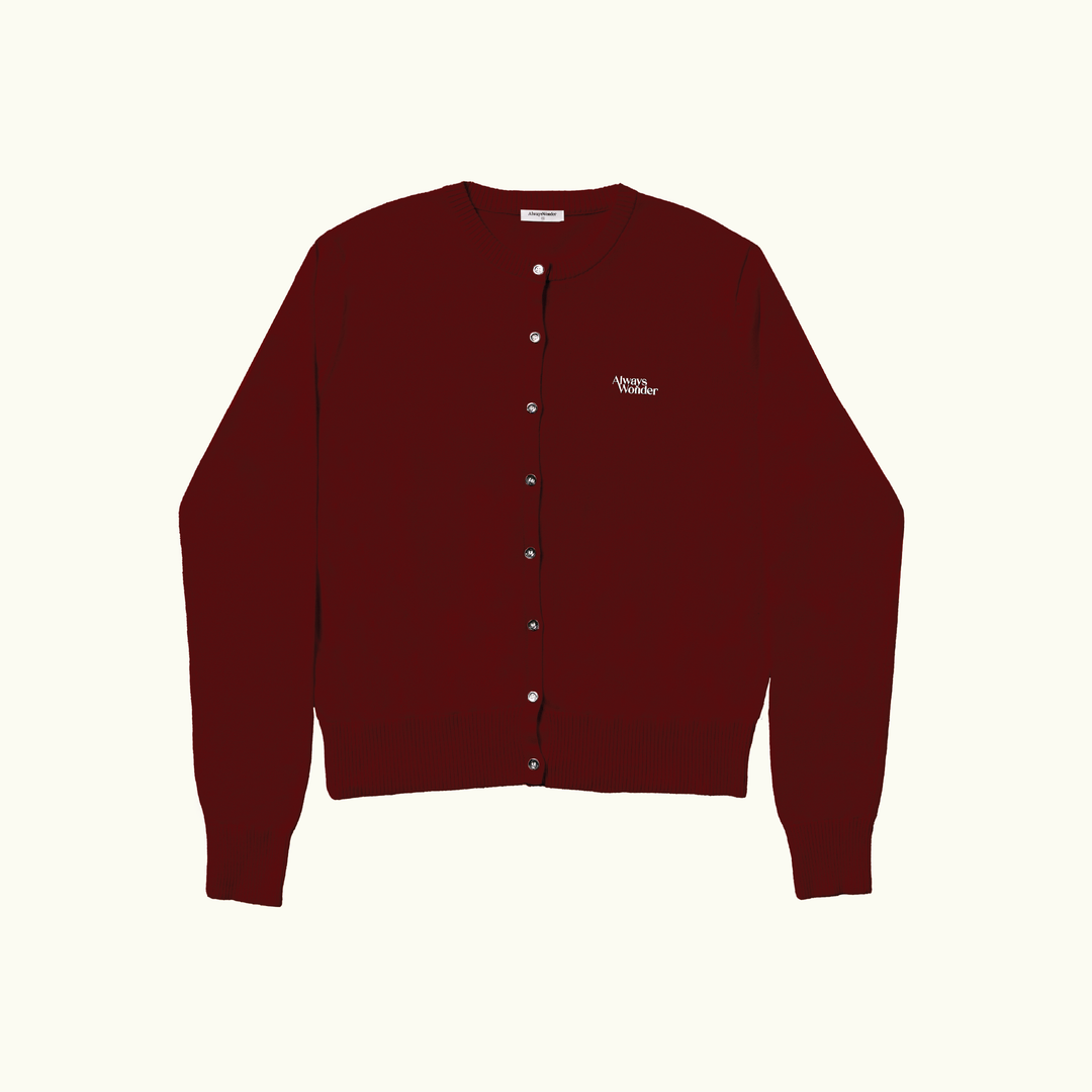 AlwaysWonder | 'A Digital Heartbeat' Rosewood Cardigan