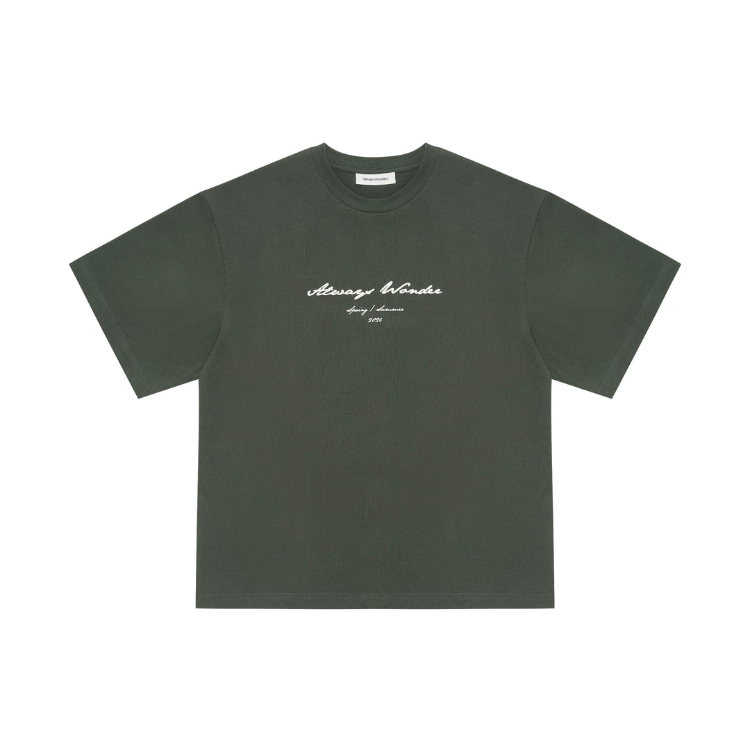 The Picnic Tee | Green Moss