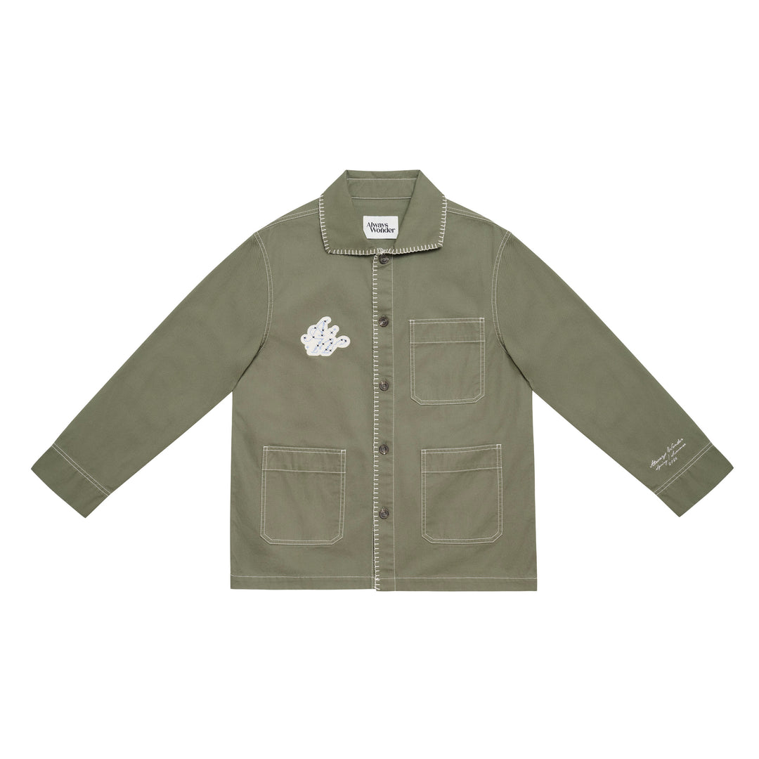 Sunlit Garden Blazer | Green Moss