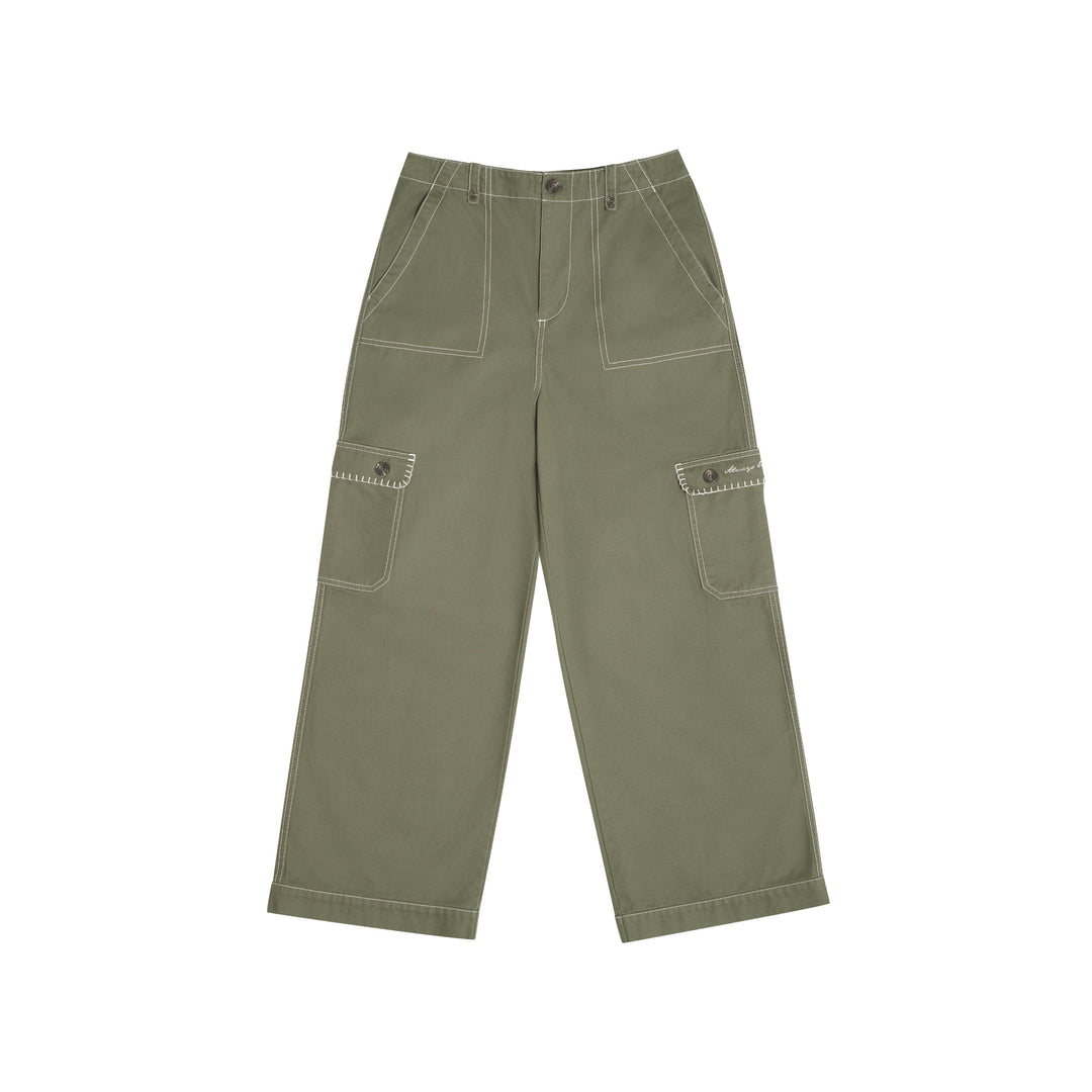 Sunlit Garden Trousers | Green Moss